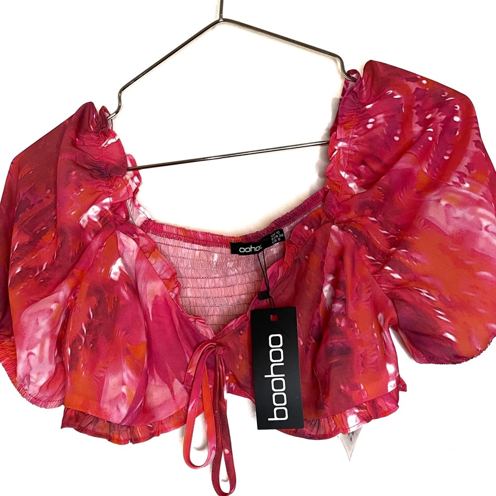 Two Piece Boohoo Tie Dye Ruched Bust CO-ORD| Brand New|